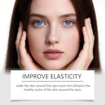 Eye Tightener with Brush, Eye Tightening Cream Instant, Instant Eyes Bag Tightener, Dark Circles Under Eyes Remover, Reduce Fine Lines and Wrinkles, Firming Smoothing Puffiness